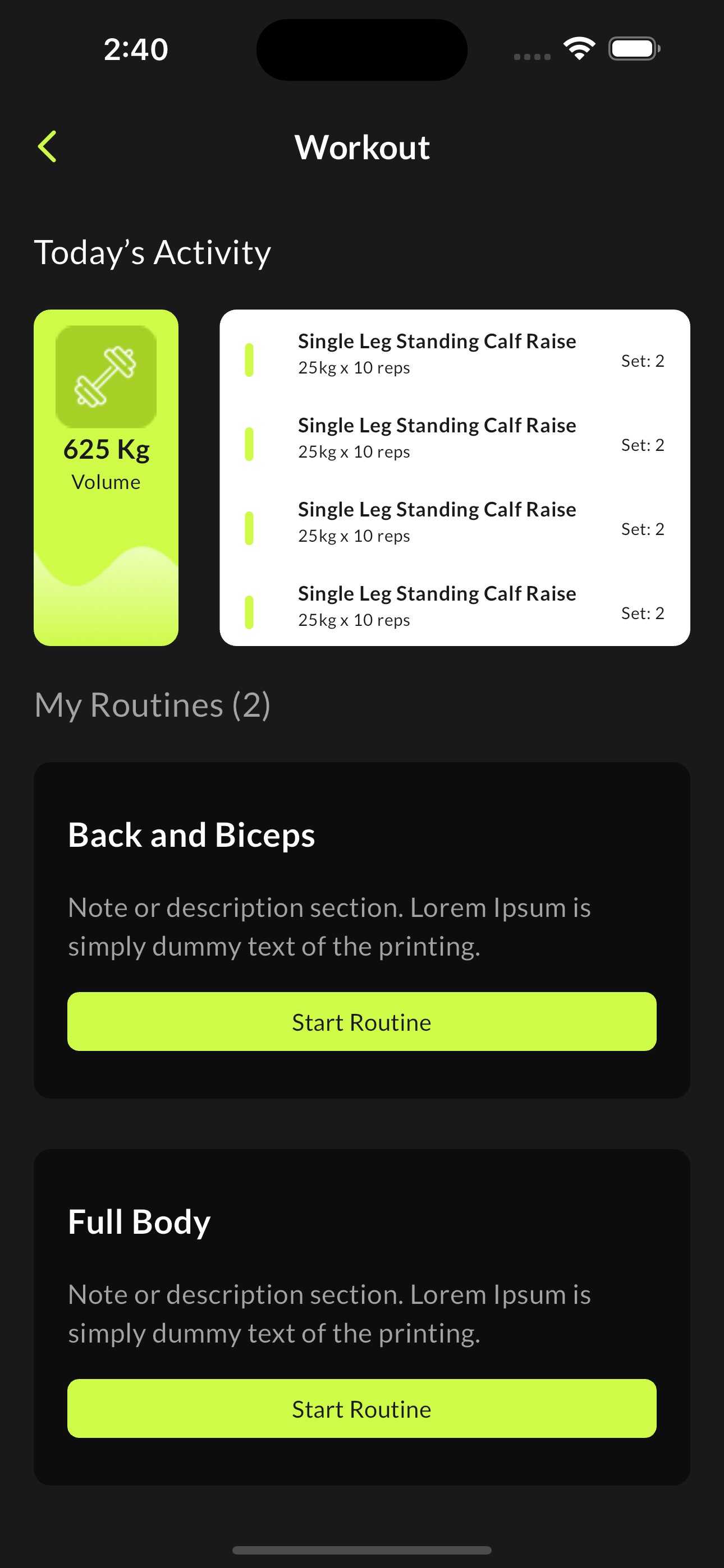 Workout